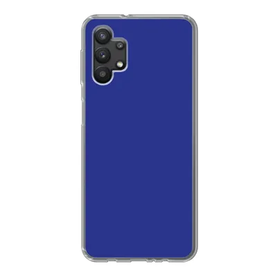 Produktbild von MuchoWow® Handyhülle Schutzhülle Hülle für Samsung Galaxy A32 5G Blau - Einfarbig - Dunkelblau Silikon Softcase Handy Hülle - Softcase