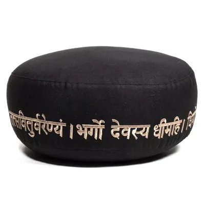 Obrázok produktu pre Meditačný vankúš Gayatri Mantra organická bavlna (ocs) - 33x17 Cm; ±2300 G