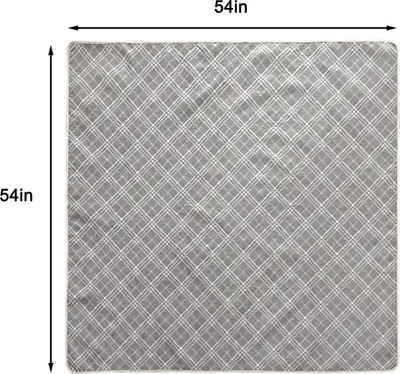 Image de (L, 137*137cm) Tapis pour pipi de chien, lavable, tapis d'entraînement à absorption immédiate, tapis de parc pour animaux domestiques antidérapant, tapis de sol imperméable et réutilisable