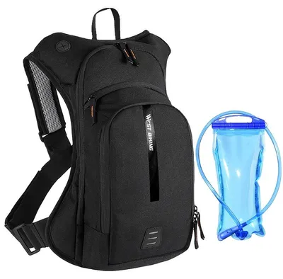 Image de Sac à dos de vélo, poche à eau de 2 l, conception ergonomique, poche à eau de 10 l