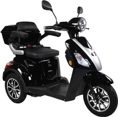 Produktbild von Rolektro E-Trike 25 V.3 Schwarz - 25 km/h - Lithium-Akku 60V-30AH - 1000W - Reichweite 70 km - LED Licht