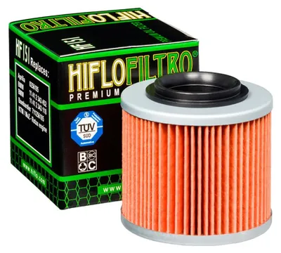 Imagen del producto de Filtro de aceite Hiflo HF151 para Aprilia Moto Pegaso 650, Tuareg 600; BMW F G 650; Husqvarna TR 650; MZ/MUZ RT SM SX 125 Saxon