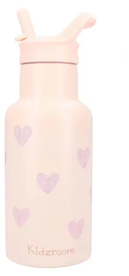 Immagine prodotto di Kidzroom borraccia 350 ml per bambini in acciaio inox con cannuccia