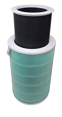 Produktbild von HEPA Filter kompatibel mit Xiaomi Air Purifier 1/2/2S/2H/2C/3/3C/3H/Pro – mit Aktivkohlefilter und RFID Chip