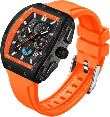 Produktbild von Herren Militär Uhr Digitaluhr 5 ATM wasserdicht LED-Leuchtdisplay Analog-Digital Sportuhr Harzgehäuse Gummiband Stoßfest Outdoor Tactical Uhr