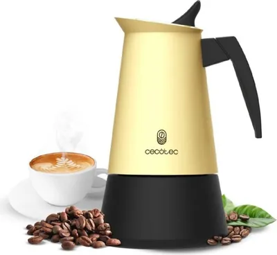 Cecotec Piccolina 600 Italienische Kaffeemaschine, Beige