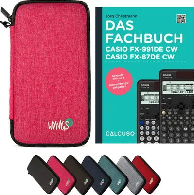 Produktbild von CALCUSO Zubehör Standardpaket Pink kompatibel für Taschenrechner Casio FX-87DE CW