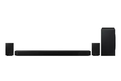 Produktbild von Samsung HW-Q990B, 11.1.4 Kanäle, 656 W, Dolby Atmos, Dolby Digital Plus, Dolby TrueHD, Kabellos, Separat, Schwarz