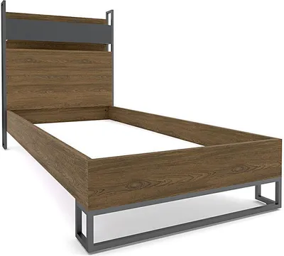 Produktbild von Legend Bett in Anthrazit aus Spanplatte