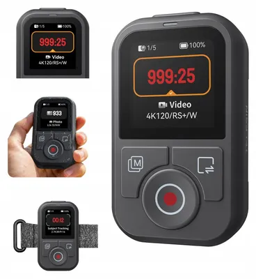 Zdjęcie produktu dla Pilot Bezprzewodowy Bluetooth do DJI Osmo Action 6 / 5 Pro / 4 / Osmo 360 / Telesin / S5-RMT-03-TDJ