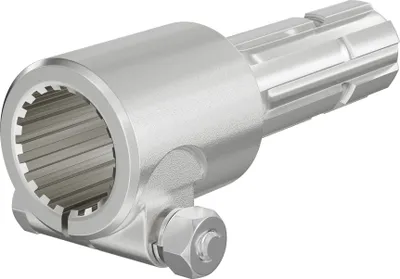 Produktbild von Zapfwelle, PTO 175 mm Buchse mit Keilwellenaufnahme 1 3/4" Z20 für Ausgangswelle 1 3/8" Z6 Traktor