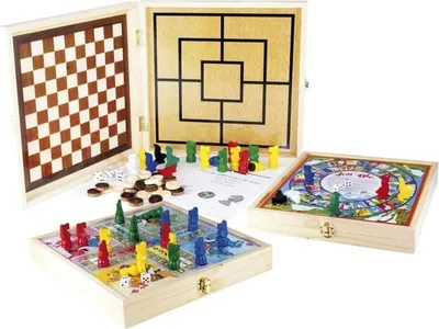 Image de CARTAMUNDI Coffret Bois 100 Jeux Société Traditionnels