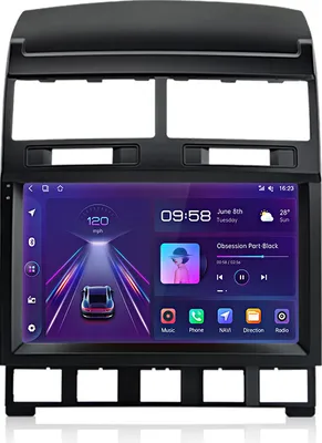Obrázok produktu pre Carplay 2+32G Android12 Rádio pre Touareg 2002-2010 2Din 9" s navigáciou BT Handsfree WIFI SWC FM GPS NAVI