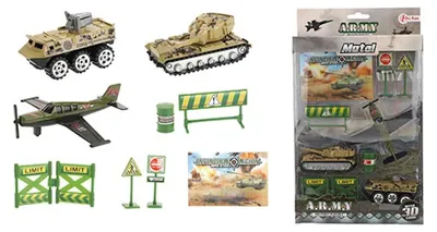Produktbild von Toi-Toys - Spielzeugfahrzeuge - Militär-Set Special Forces Set A (mit Flugzeug)