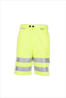 Produktbild von Planam Warnschutz Shorts Gr. 2XL gelb