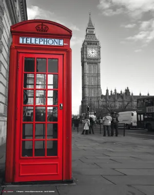 Produktbild von London Phonebox Colourlight - Mousepad - Mousepad