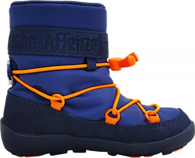 Imagen del producto de Zapatos para niños Affenzahn, modelo elefante, botas con cordones para niños, zapatos tipo "barefoot" (para usar sin calcetines), color azul