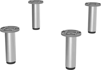 Obrázok produktu pre Salgar sada 4 nožičiek CHROME 100 mm