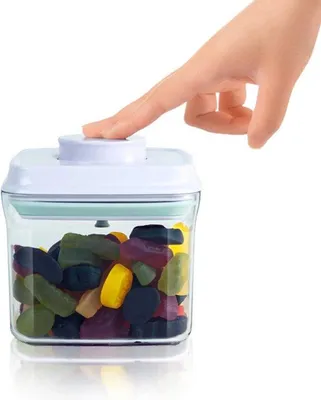 Produktbild von DigiRigi® Luftdichter Lebensmittelbehälter (1 Stück) – 850 ml Kanister mit mechanischer Silikonabdichtung, BPA‑frei