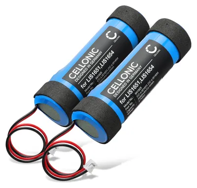 Image de CELLONIC 2x Batterie pour Console de jeux Compatible avec Sony CECH-ZCM2E, CECH-ZCM2U, PlayStation PS4 Move Motion Controller Version 2, LIS1651 - (3350mAh , 3.7V)