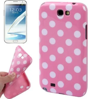 Image de Coque en TPU pour téléphone portable Samsung Galaxy Note II N7100, couleur rose