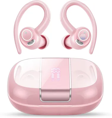 Produktbild von Kabellose Sportkopfhörer mit Bluetooth 5.3, HD-Mikrofon, 48h Spielzeit, tiefem Bass & klarem Sound für Training und Alltag