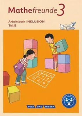 Produktbild von Mathefreunde 3. Schuljahr - Nord/Süd - Arbeitsbuch Inklusion - Teil A und B