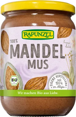 Produktbild von Rapunzel 130150, Nussaufstrich, Mandel, 500 g, Nüsse, Deutschland, MANDELN*