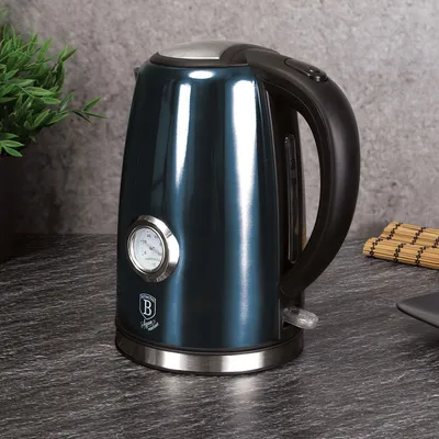Produktbild von Berlinger Haus BH/9071, 1,7 l, 2200 W, Aqua-Farbe, Edelstahl, Regelbare Temperatur, Wasserstandsanzeige