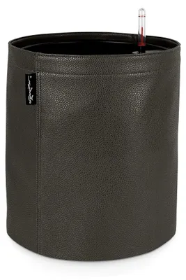 Produktbild von Pflanzgefäß anthrazit mit Bewässerungssystem| Ø 32 cm × 33 cm|14195