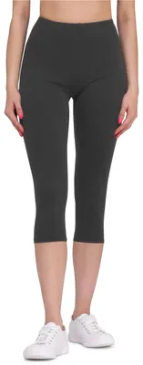 Image de Leggings 3/4 pour femme Bellivalini en viscose BLV50-148 (Graphite, XL)
