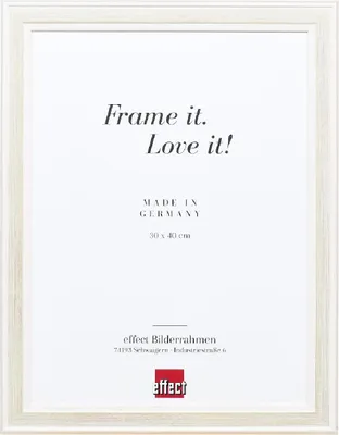 Immagine prodotto di Cornice per foto in legno, modello 64, bianca, 20x28 cm, con vetro acrilico