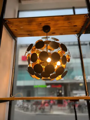 Produktbild von Hängeleuchte Sputnik Kronleuchter Lampe Modernes Kugel Blumen