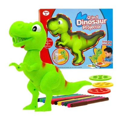 Produktbild von Dinosaurier-Projektor mit Markern & Malvorlagen