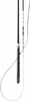 Produktbild von Fahrpeitsche Bogenpeitsche, 160 cm mit Lederhandgriff schwarz