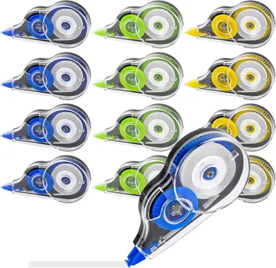 Produktbild von Korrekturroller Set 12, 12 m x 5 mm, Mini Maus mit Schutzkappe, fuer Studenten