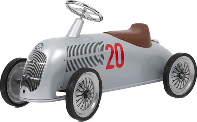 Obrázok produktu pre Baghera Rutschauto - Mercedes Benz W25 - Retro Spielzeugauto grau