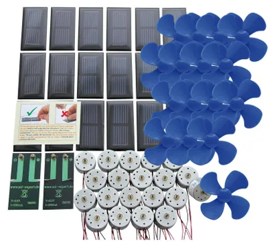 Produktbild von SOL-EXPERT Klassensatz Solarantrieb basic l - Schraubanschluss, mit Luftschraube