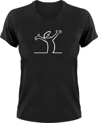 Produktbild von Styletex23 T-Shirt #1 La Linea Lui Kult Damen schwarz, M