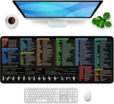 Image de Tapis de souris gaming, dimensions 80 x 30 cm, design allemand, idéal pour le bureau