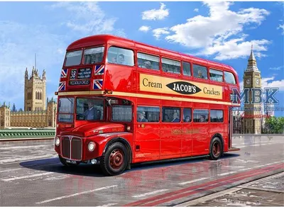 Produktbild von Revell London Bus, Busmodell, Montagesatz, 1:24, London Bus, Kunststoff, Obere Mittelstufe