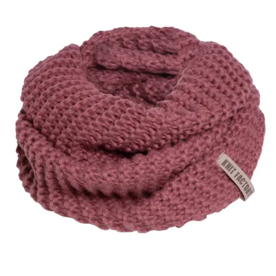 Produktbild von Knit Factory Alex Loop Schal - Stone Red