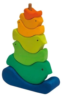 Immagine prodotto di Happy Kidz Torre da incastrare Uccellino 21403215059