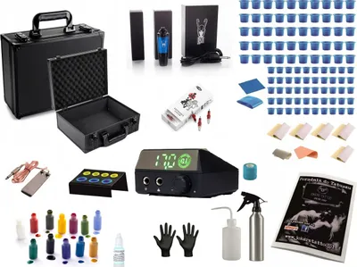 Produktbild von Loki Zero Blu Cartridge Tattoomaschinen-Set Tattoo Set