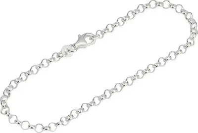 Produktbild von 925 Sterlingsilber Erbskette Für Anhänger Silberkette 18cm 3,00mm 2,5g 5643