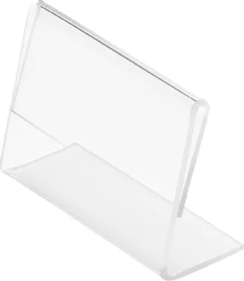 Produktbild von Tischaufsteller Classic Image schräg A6 quer transparent