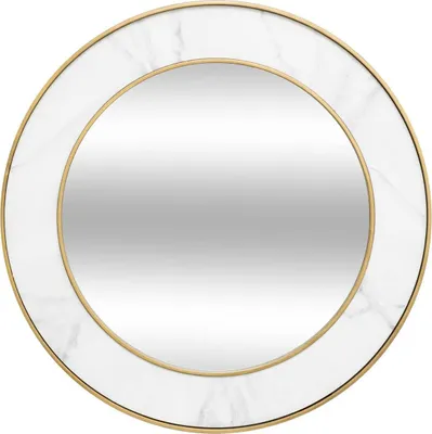 Produktbild von Spiegel "alisha" weiß d74cm - Atmosphera créateur d'intérieur
