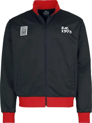 Produktbild von Iron Maiden Trainingsjacke Herren Soccer Trackjacket schwarz/rot 4XL