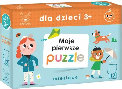Zdjęcie produktu dla Dla dzieci 3+ Moje pierwsze puzzle Miesišce 40667