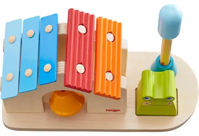 Produktbild von Haba Metallophon Klanghaus Musikspielzeug für Kinder bunt